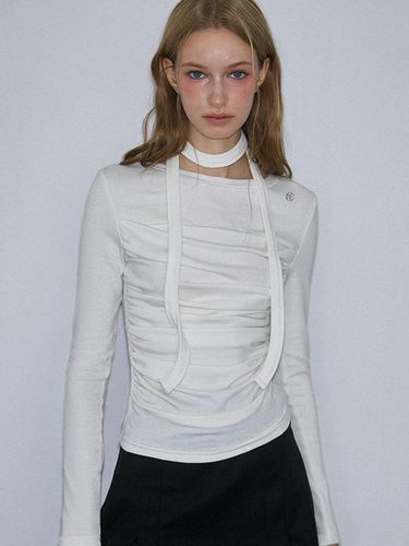 Tie & Shirring Long Sleeve - Rosefrantz - Modalova