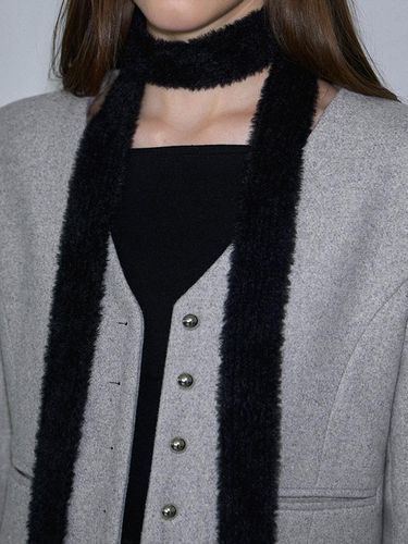 Basic Slim scarf [Black] - Rosefrantz - Modalova