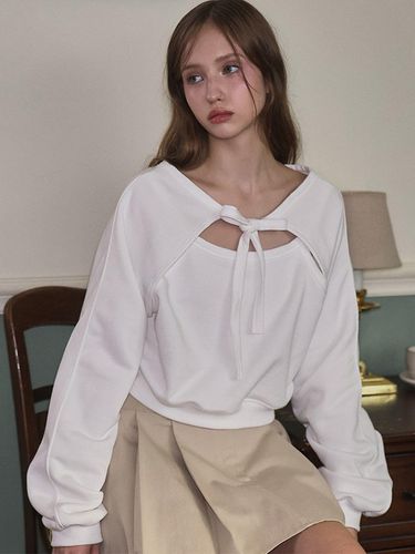 Two way Bolero Sweatshirt [White] - Rosefrantz - Modalova