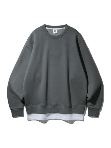 Alvin Clo Layered Oversized Fit Sweatshirt MAR884 - alvinclo - Modalova