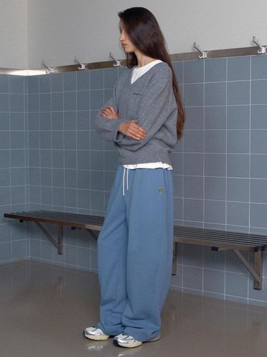 Wide jogger pants - winter blue - BRENDABRENDEN SEOUL - Modalova