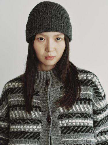 CASHMERE 10 BEANIE_DARK GREY - REPLAIN - Modalova