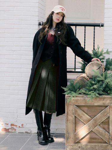 ALPACA WOOL SINGLE COAT BLACK - ROLAROLA - Modalova