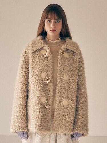 FUR DUFFLE HALF COAT BEIGE - ROLAROLA - Modalova