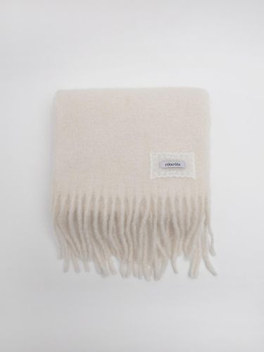 LACE LABEL HAIRY scarf Beige - ROLAROLA - Modalova