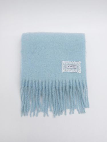 LACE LABEL HAIRY scarf LIGHT BLUE - ROLAROLA - Modalova