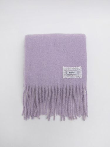 LACE LABEL HAIRY scarf LAVENDER - ROLAROLA - Modalova