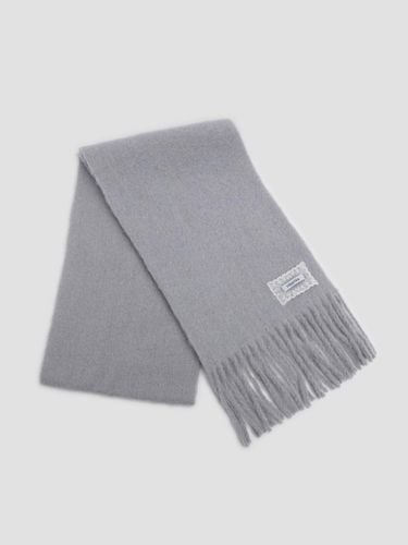 LACE LABEL HAIRY scarf GRAY - ROLAROLA - Modalova