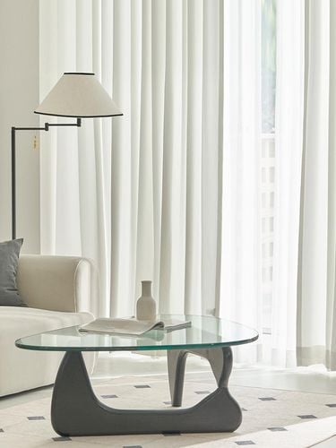 White Blackout Pinch Pleats Curtain - DECOVIEW - Modalova