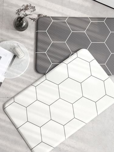 Modern hexagon double-sided cushioning foot mat - DECOVIEW - Modalova