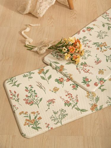 Plant flower double-sided cushioning kitchen mat - DECOVIEW - Modalova