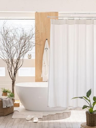 White waterproof shower curtain - DECOVIEW - Modalova