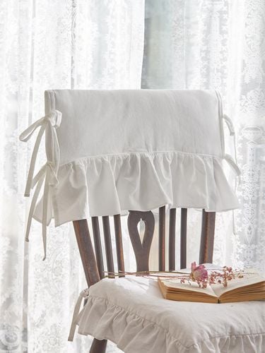 Romantic washed dining table chair cover - DECOVIEW - Modalova