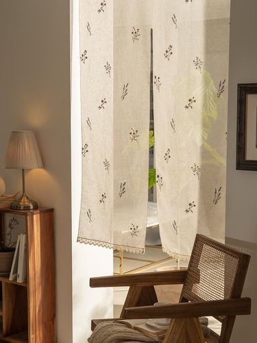 Natural Flower Garden Embroidery curtain - DECOVIEW - Modalova