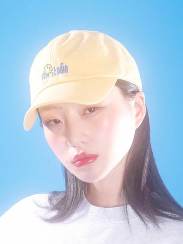 Smile studio ball cap - YELLOW - CLUT STUDIO - Modalova