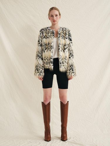 Gillse Eco Fur Jacket [Leopard] - molliolli - Modalova