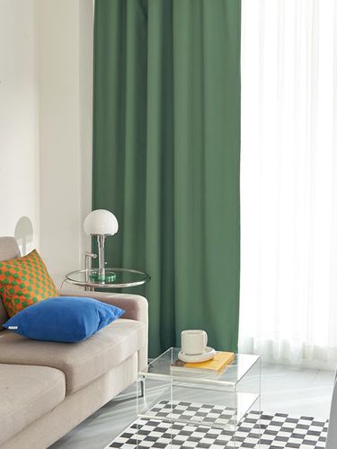 Premium Chiffon Curtain(pleats)+Blackout curtain - DECOVIEW - Modalova