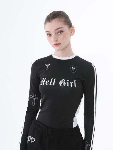 Hell girl line top - BLACK - CLUT STUDIO - Modalova