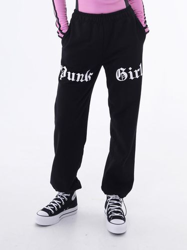 Punk girl jogger pants - BLACK - CLUT STUDIO - Modalova