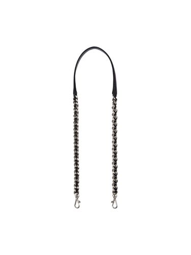 Braid Leather Chain Strap black - vunque - Modalova