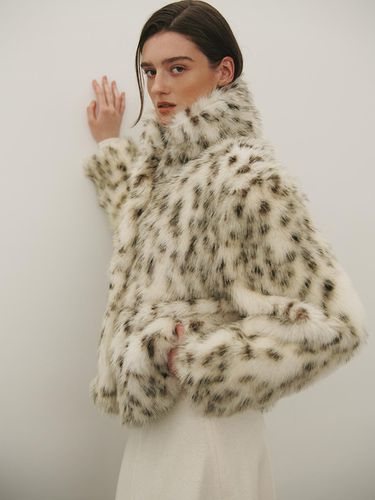 Olsen Leopard Jumper_Ecru - ORE - Modalova