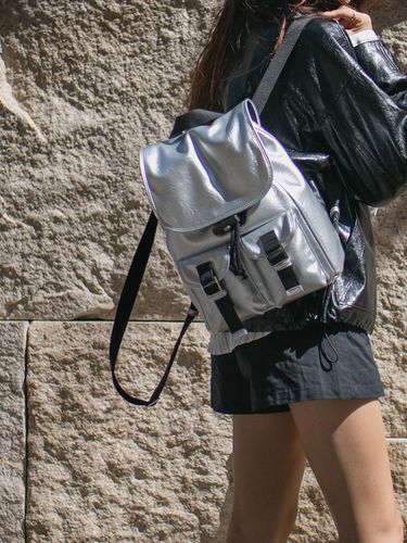 Les Deux Backpack silver - moiqui - Modalova