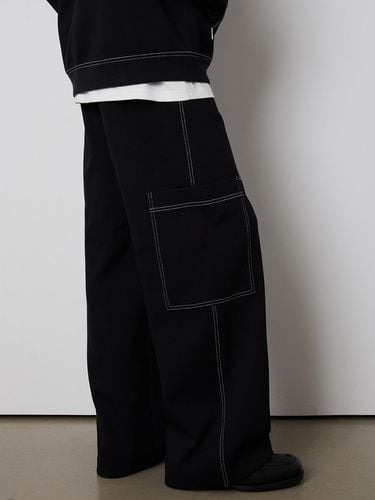 UNISEX] BIG POCKET JOGGER PANTS. - BLACK - MEENDERI - Modalova