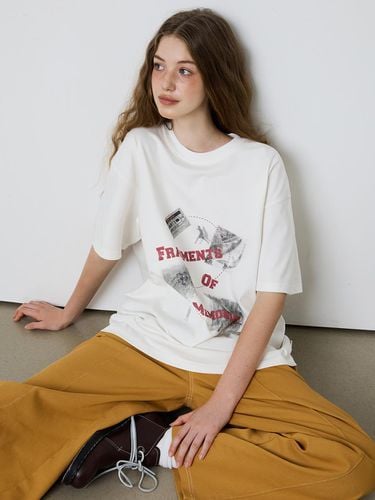 UNISEX] FRAGMENTS PRINT T - SHIRT - WHITE - MEENDERI - Modalova