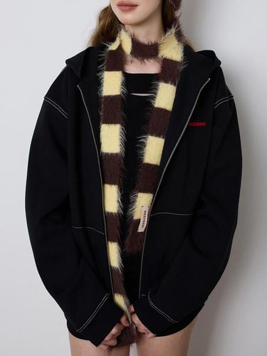 MIXED STRIPE KNIT MUFFLER - MEENDERI - Modalova