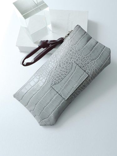 GREY CUTTING CLUTCH BAG - THEHEE - Modalova