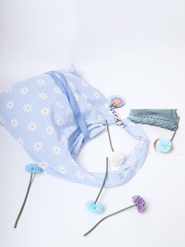 Flower Daisy bandana Eco Bag - THEHEE - Modalova