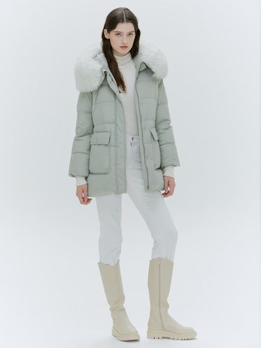 FUR HOODED DOWN JACKET [3COLORS] - HACIE - Modalova