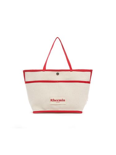 Daily canvas TOTE bag - RED - RHEEMIN - Modalova