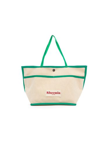 Daily canvas TOTE bag - GREEN - RHEEMIN - Modalova