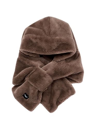 FUR BALACLAVA_LIGHT BROWN - macni - Modalova