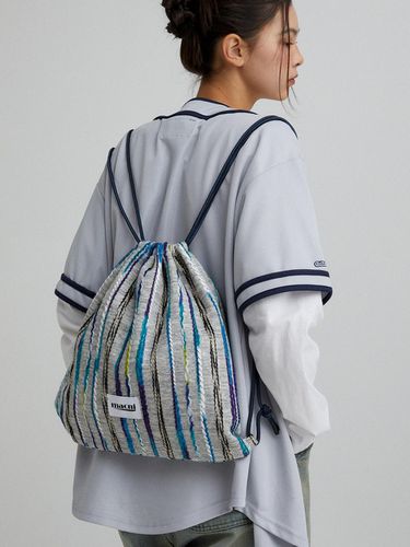 DRAWSTRING SW BACKPACK_STRIPE - macni - Modalova