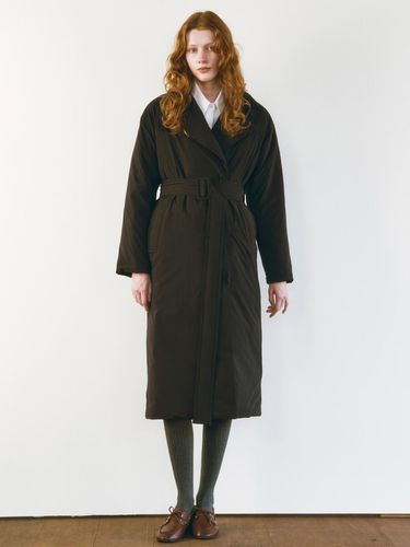 DOWN TRENCH COAT [BLACK] - HACIE - Modalova