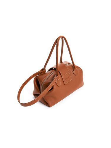 DUBU leather TOTE bag, M - CAMEL - RHEEMIN - Modalova