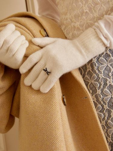 Fingerhole] ribbon decoration point gloves - JILLSTUART - Modalova