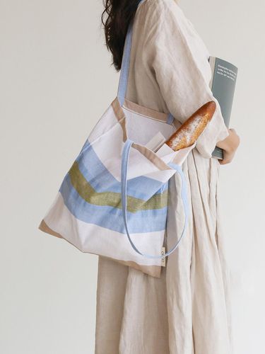 Handmade cotton Eco bag Color of Breeze - ORIGO - Modalova