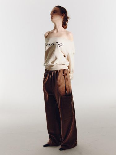 TERRY COZY PANTS (BROWN) - EcommaE - Modalova