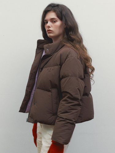 CROPPED PUFFER DOWN JACKET - BROWN - Bensimon - Modalova