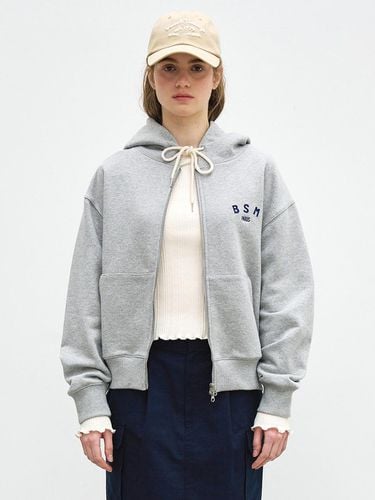 BSM SMALL LOGO ZIP UP - GREY - Bensimon - Modalova