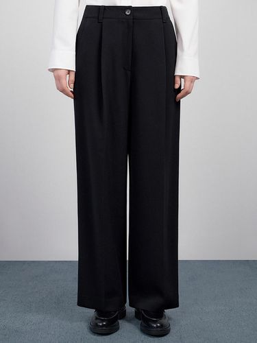 Single pleated straight pants - SISTINA - Modalova