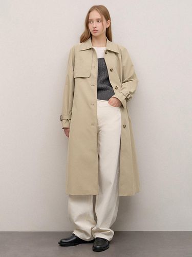 Gunflap Wrapped Raglan Trench Coat - SISTINA - Modalova