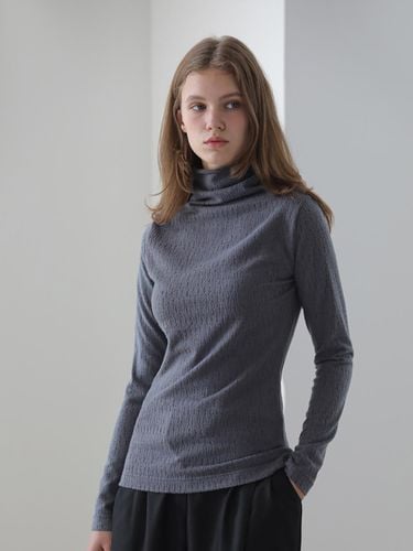 CAHISIENNE] Slim Fit Layered Turtleneck T-Shirt - CAHIERS - Modalova