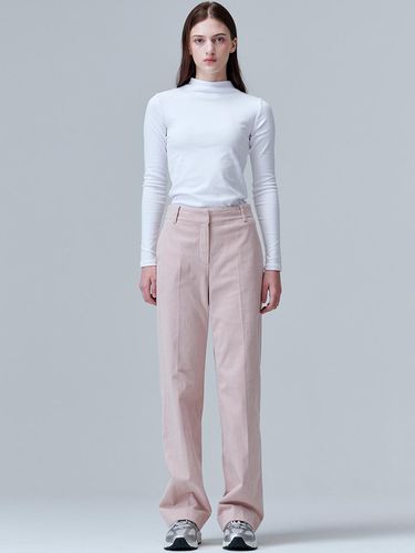 Fleece-Lined Slim Wide Corduroy Pants [] (2150) - MaLoupe - Modalova