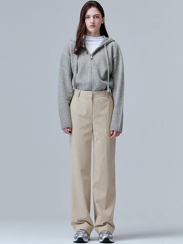 Fleece-Lined Slim Wide Corduroy Pants [] (2150) - MaLoupe - Modalova