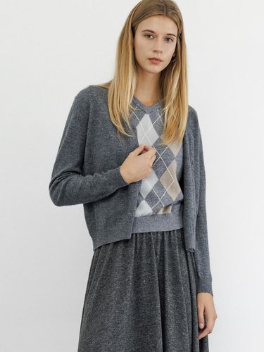 Wool Knit Basic Cardigan - KOZNOK - Modalova