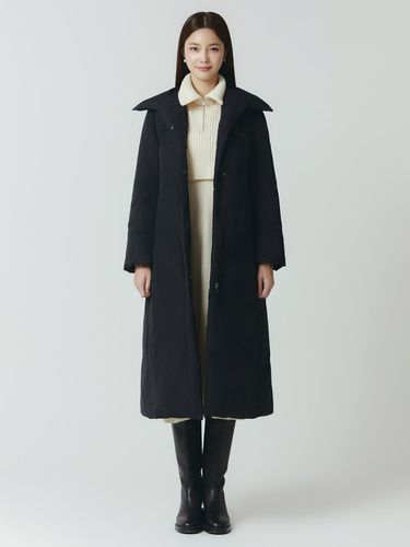 Open collar long padded down coat ITNCWPD150 (2COL - itMICHAA - Modalova